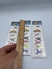 (3) Vintage Power Rangers Stickers Sheet 1995 Saban Paper Art Mighty Morphin