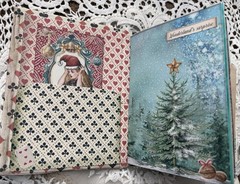 Junk Journal Handmade – Christmas Alice in wonderland