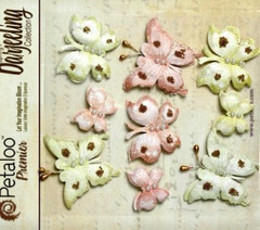 9 Butterflies PISTACHIO – Sizes 3-21x25mm; 3-30x37mm; 3-38x42mm Pet DB
