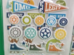 2 Cool For School Puffy Sticker Hampton Art Jillibean Scrapbook 3 Pack 162 Pcs