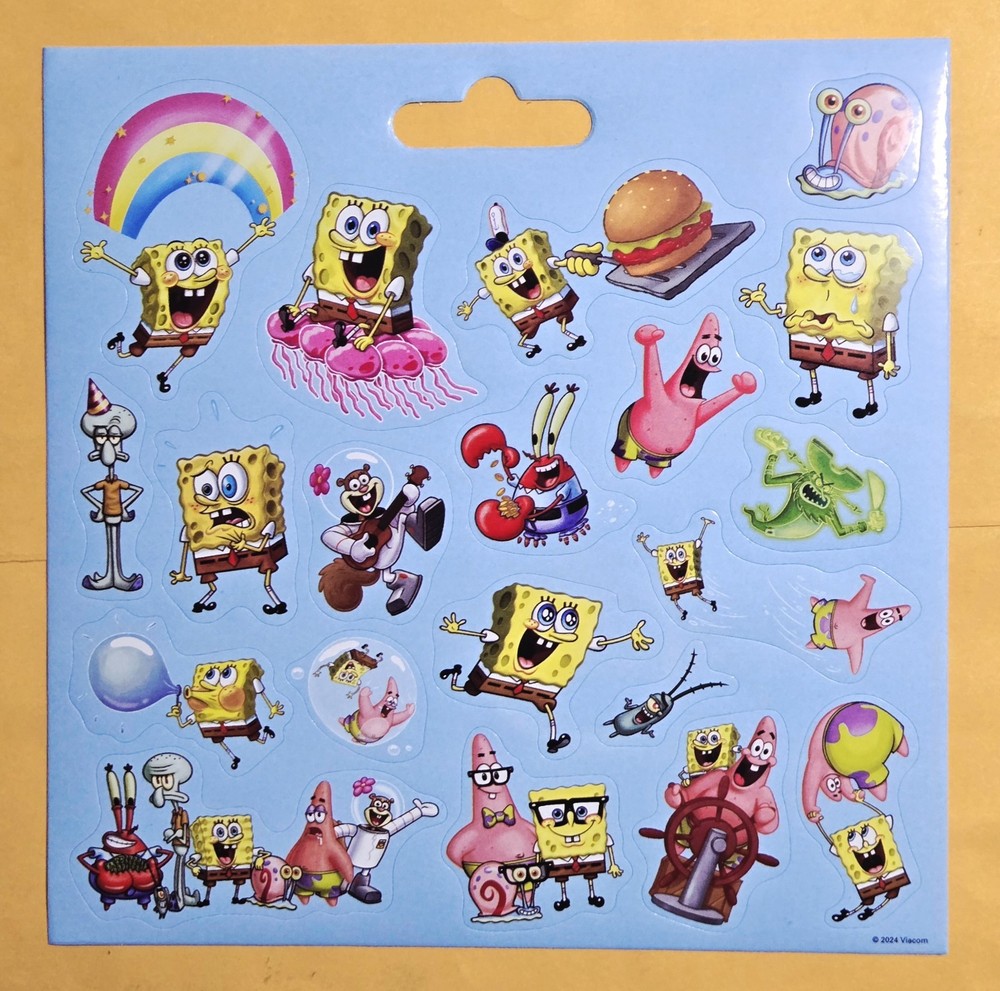 SpongeBob SquarePants Sticker Single Sheet