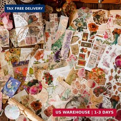 Vintage Scrapbooking Supplies Kit Vintage Stickers for Scrapbooking Journaling A