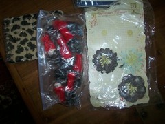 Prima Flowers Mosaic Magic Ceramic Tiles Sock Craft Lot Santas Mini Scrapbook +