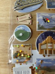 Recollections BRANSON MISSOURI Dimensional Stickers 9 Pieces