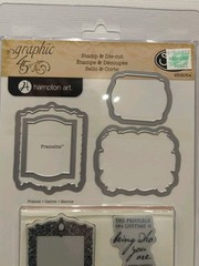Sizzix / Hampton Art Stamp & Frame Die Cut Set # 659045 – Frames Labels NEW!
