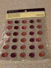 RECOLLECTIONS MULTI-COLOR RHINESTONE STICKERS 30 PCS RHINESTONES 2