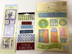 Huge Lot Scrapbook Cardmaking Stickers, Die Cuts, Charms, Anna Griffin & more