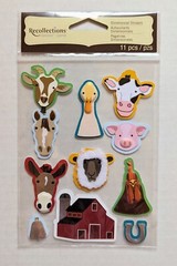 Farm Animals & Barn Scrapbooking Stickers by Recollections