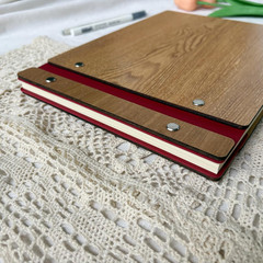 DIY Scrapbook Journal & Craft Notebook | 8.5X6 Hardcover for Photos, Memories &