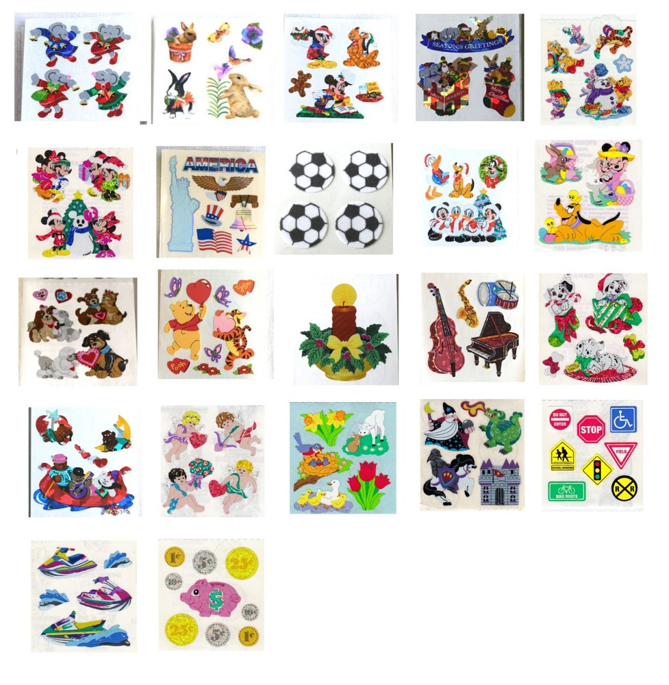 Vintage Sandylion Stickers – All Are Priced Per Module