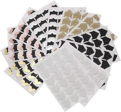 12 Sheets 6 Colors Photo Corner Stickers Holder Protectors Self Adhesive 288