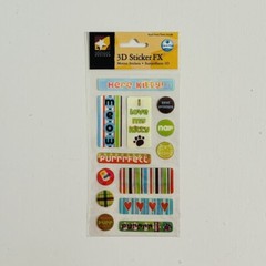 American Traditional Designs 3D Sticker FX