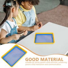 1 Set Plastic Paper Making Mold Kit Kids Scrapbooking Supplies Assorted Colors