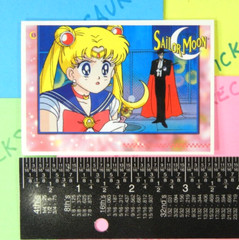 Sailor Moon & Tuxedo Mask Trading Card Sticker