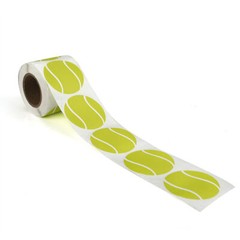 Muka 2″Dia Tennis Ball Stickers, 250 PCS/Roll