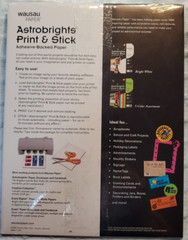 Wausau Paper Astrobrights® 5 Bright Color assortment 15 Sheets Print & Stick