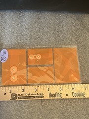 EK Success Stuffed-Ups Adhesive Envelopes Sticko – Orange – NEW