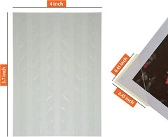 Premium 2040 Pcs 20 Sheets Transparent Photo Corners Stickers Self Adhesive for