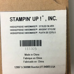 Stampin’ Up! ~ HODGEPODGE HARDWARE ~ Styled Silver ~ NEW NIB ~ Retired