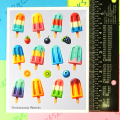 Popsicles Sweet Treats Sticker Sheet