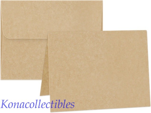 Graphic 45 Staples A2 Cards 4.25 x 5.5″ with Envelopes KRAFT 100# Set of 6