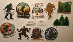 Big Foot – Sasquatch – Stickers – 10 PCs – 5 styles available! See Description