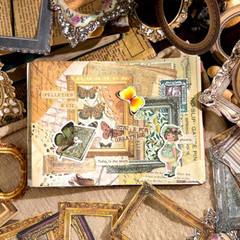 180Pcs Scrapbook Embellishments Window Frame for Scrapbooking Supplies