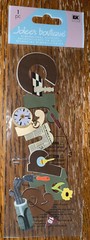 RARE ! Lot Of 2 Jolees Grandma & Grandpa Titles Grandparents Golf Crafts Flowers
