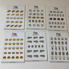 Hubman And Chubgirl Hong Kong Stickers Set