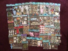 HUGE JOLEES STICKER LOT~60 Pks.~Mixed Themes~Many Rare & HTF~NEW