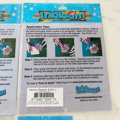 Lot Of 4 Inbloom Stickers Hawaii Hang Loose Turtle New In Package