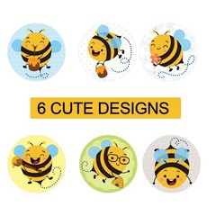 1000 Pcs Bumble Bee Stickers for Kids School Classroom Reward DIY Crafts