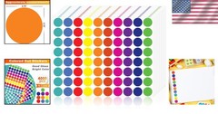 Vibrant 4000 Pcs Polka Dot Stickers – 3/4″ Round Labels for Creative Projects