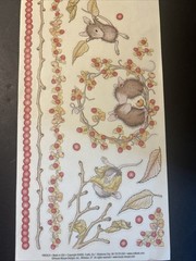 House Mouse & Friends Fall Themed 2003 Stickers 2 Sets HMSXL5 & HMSXL6