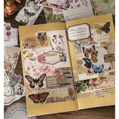 520Pc Vintage Scrapbook Supplies Aesthetic Scrapbook Stickers for4050