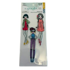 Watercolor Girls Girly Adhesive Embroidered Patches 3pcs Planners, Scrapbooking