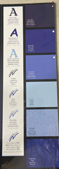 CM022 – CREATIVE MEMORIES PHOTO MOUNTING PAPER – SHADES OF BLUE – 10×12