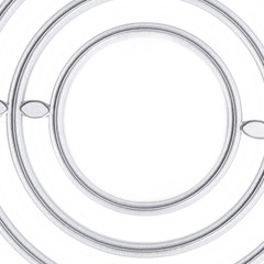 Metal Die Cutting DIY Interesting Round Shape Attractive Decorative Lightweight