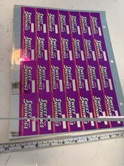 Sweet Nothings Grape Sticker Sheet CM-107 Metallic Edge Vintage