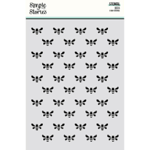 Simple Stories Templates Stencils 6″ x 8″ BEES