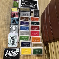 Over 175pc Mixed Lot of Rubber Stamps For Crafting Scrapbooking in Organizer