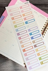 Exercise, Health, Healthy , Fitness:Handmake Erin Condren Planner Sticker
