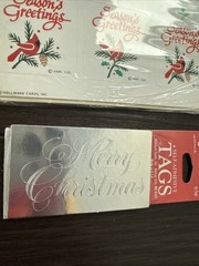Two Packs – Hallmark Seasonal Stickers Cardinal Seasons Greetings NIP 4 Sheets