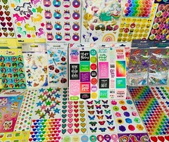 1079+ Pcs. Stickers Happy Planner Craft Scrapbook Journal Art Themes Decorate!