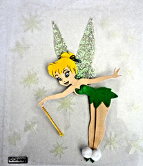 EK SUCCESS 16 pc dimensional Scrapbook stickers DISNEY PRINCESS TINKERBELL FAIRY