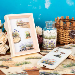 200Pcs Flower Stickers for Scrapbook, Small Vintage Floral Sticker for Water Bot