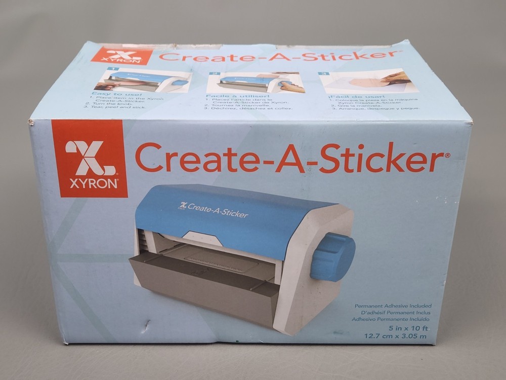 Xyron Create-A-Sticker 5″ Sticker Label Card Maker Machine Business Home
