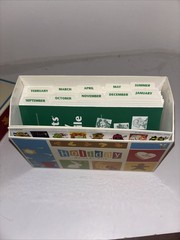 Vintage Highlights for Children Sticker File Box Holiday with Seasonal Stickers