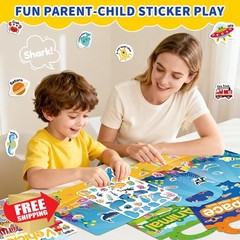 CREATIVETREES Sticker Book Farm Vehicles Animal Toddler 3-6