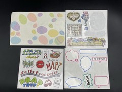 Lot Of Scrapbooking Crafting Stickers 24 Several Loose Sheets New